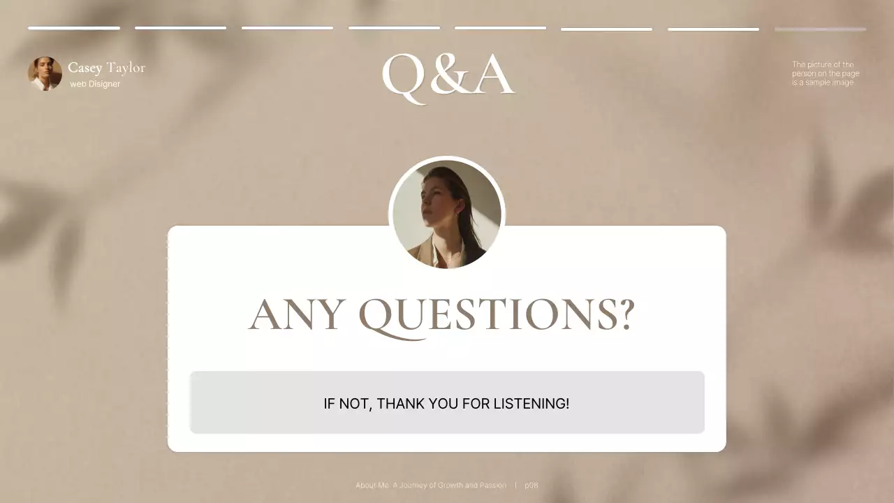 베이지 미니멀리스트 전기 프레젠테이션