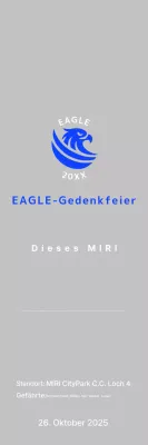 Blaue Basic-Golf-Gedenkmünze