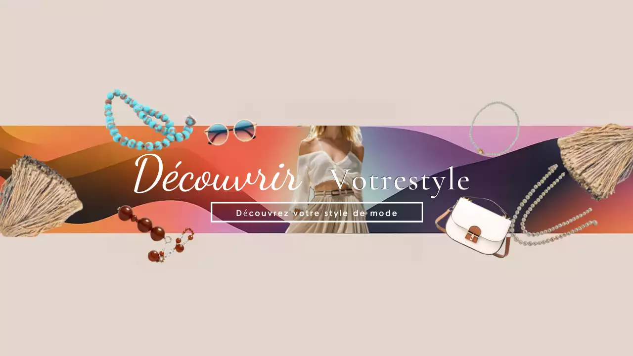 publicité pour la mode beige