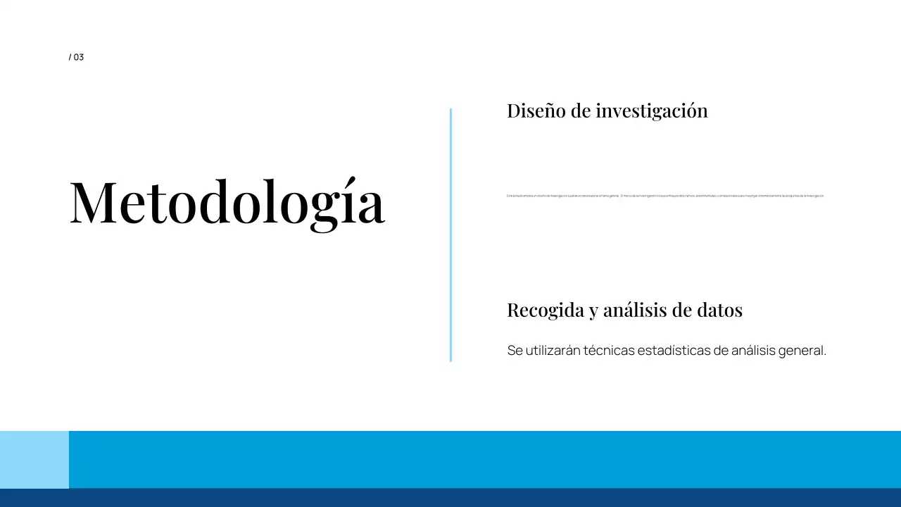 blue presentación profesional de tesis