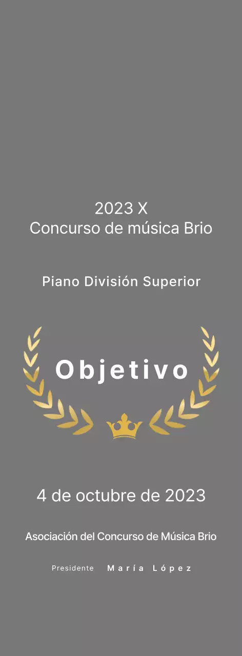 Grey Simple Music Listing