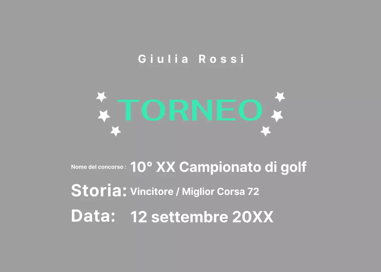 Targa Green Simple Golf