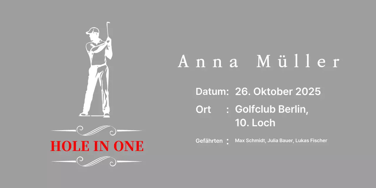 Klassische Golfplakette mit der Illustration eines Golfspielers