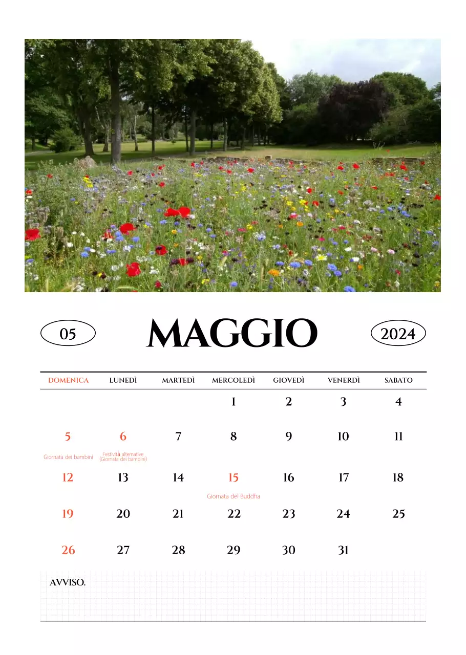 Calendario da parete in stile semplice con concetto di fotografia di viaggio emozionale in bianco e nero