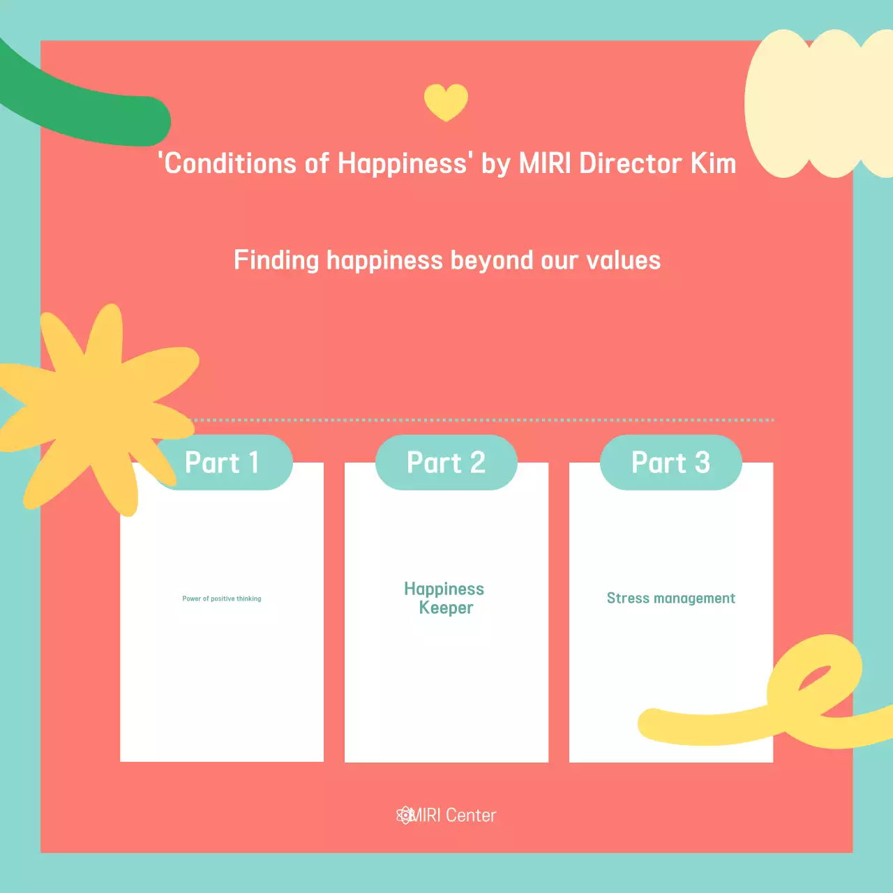 Coral Simple Lecture Announcement Instagram Carousel