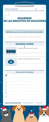 guía de seguridad para mascotas blue modern