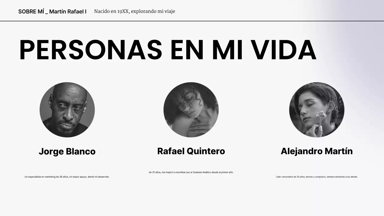 gris blanco moderno portafolio de presentación