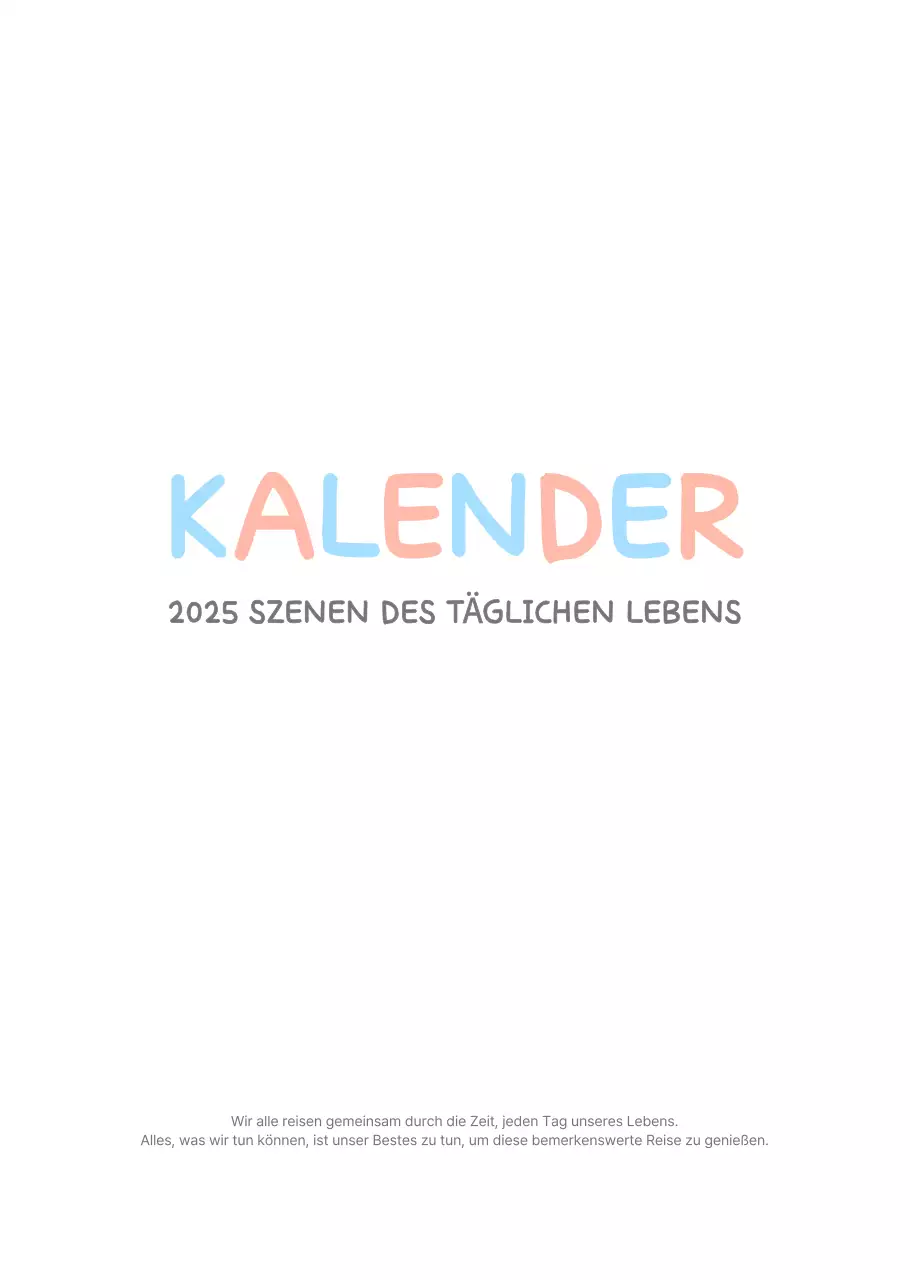 Niedliche Kalender mit knuffigen Illustrationen
