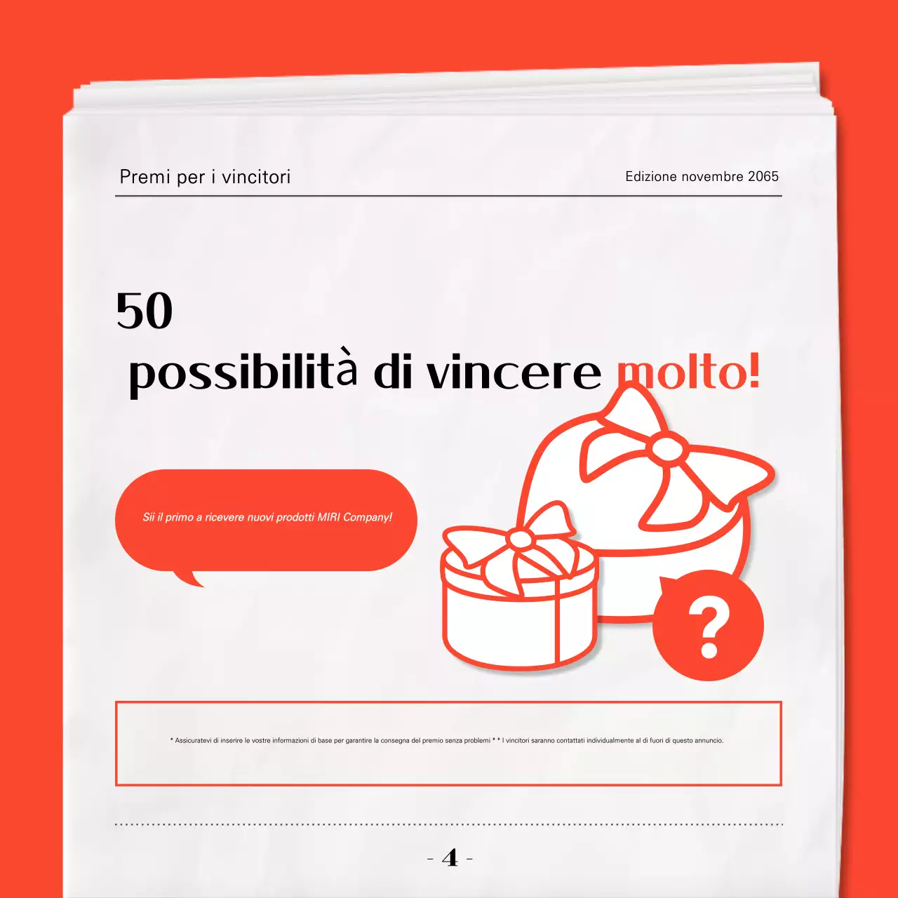 Guida agli eventi Red Modern