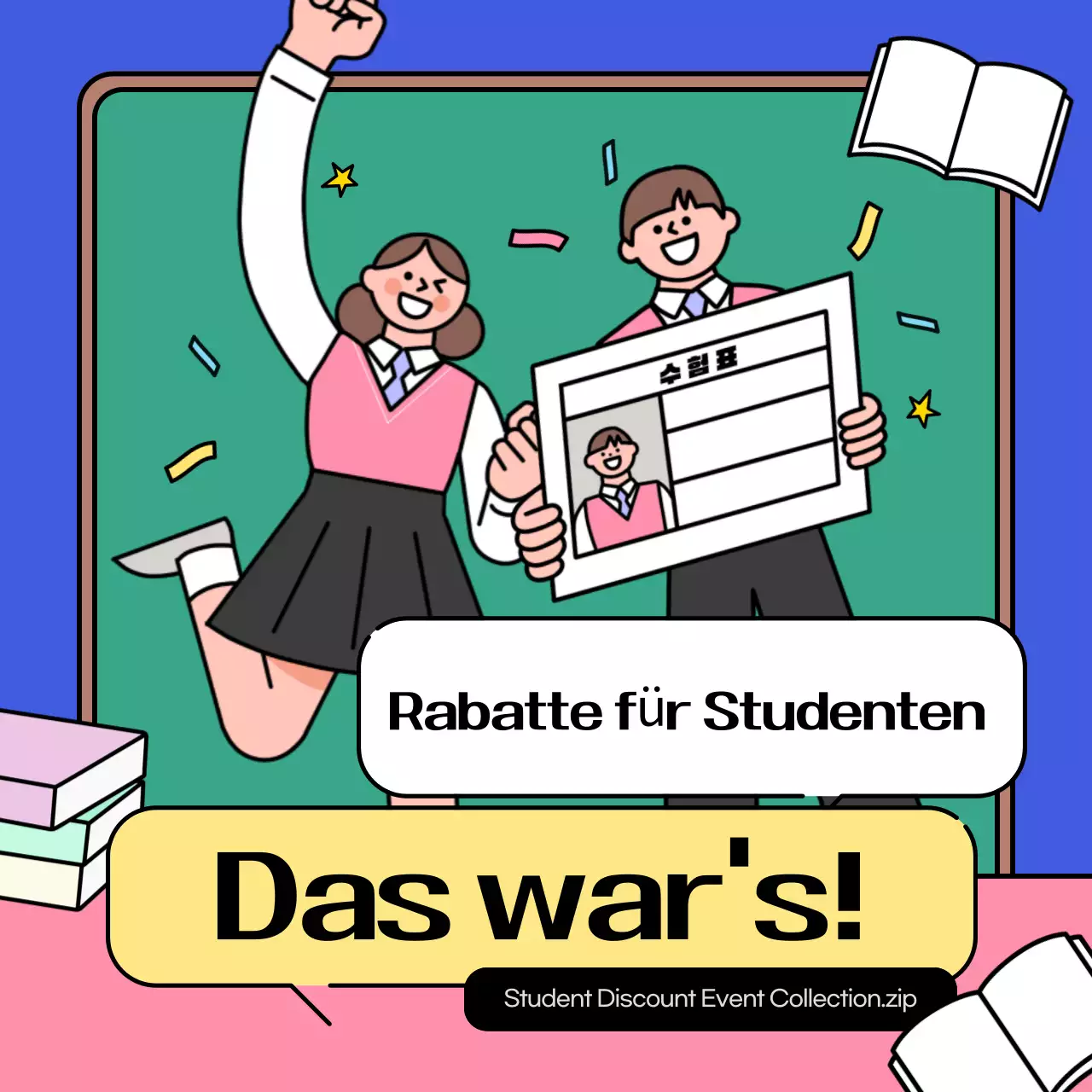 Ein Überblick über unsere Lieblingsveranstaltungen für Studenten in Blau
