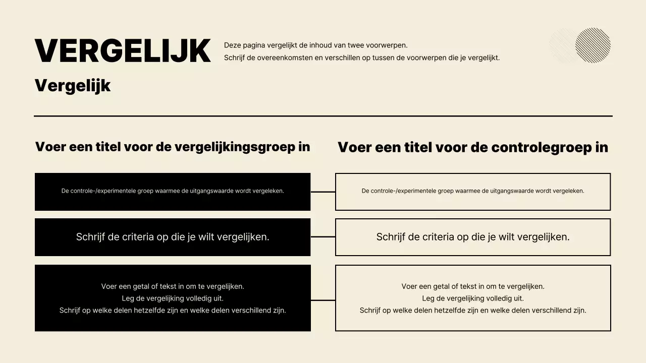 Beige minimalistische presentatie uitgelegd