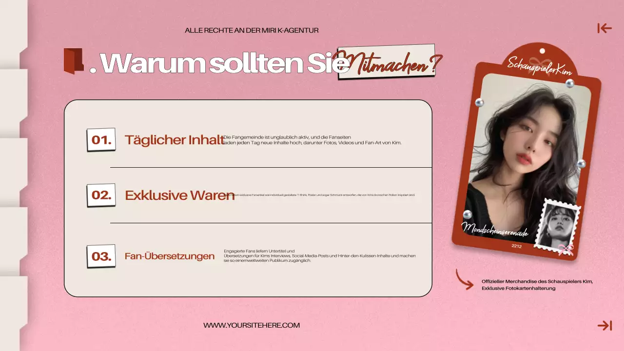 Pink Modern Drama Pitch