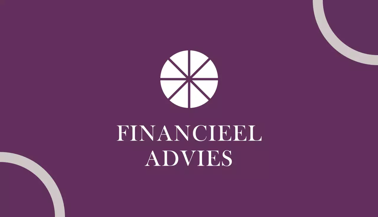 paarse professionele financieringskaart