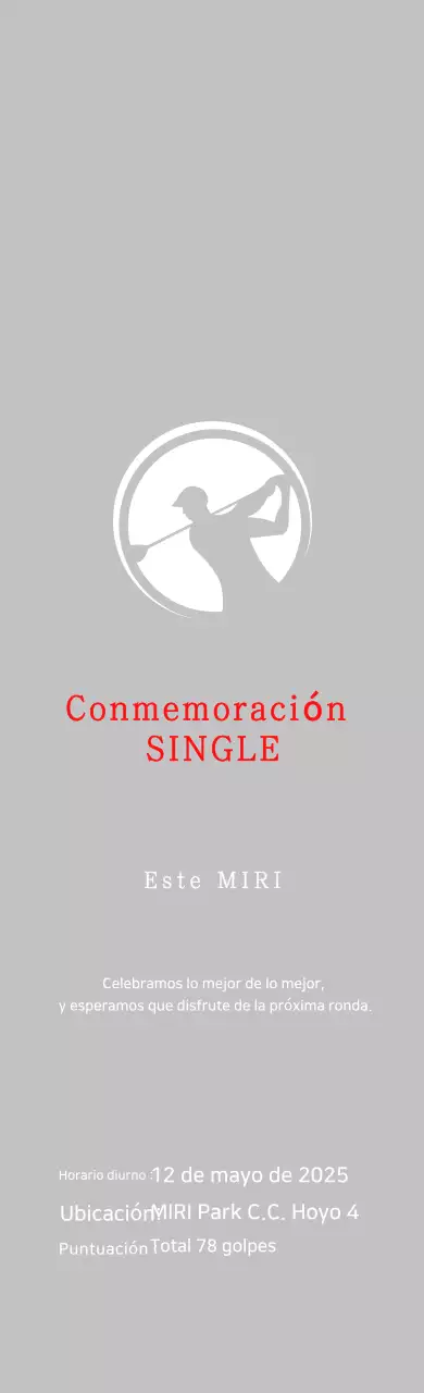 Celebrando el golf sencillo en blanco