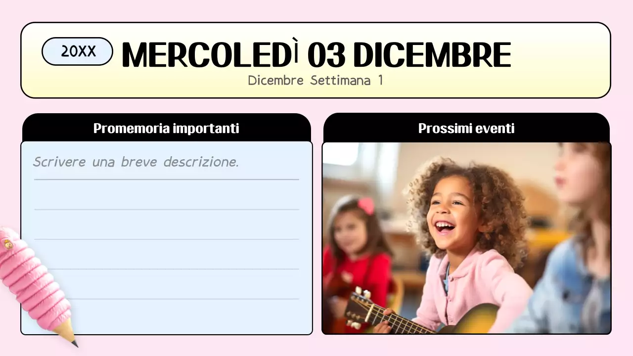 agenda di classe rosa di tendenza