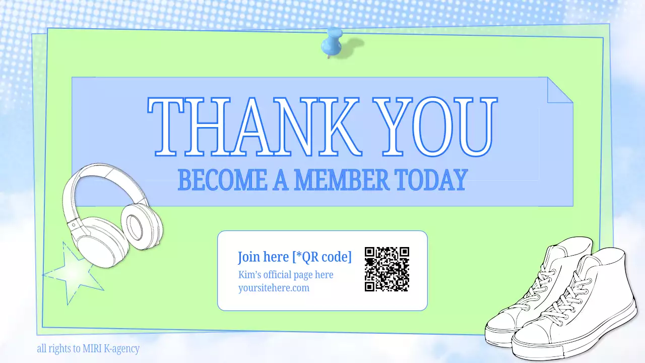 Blue Trendy K-Drama Presentation