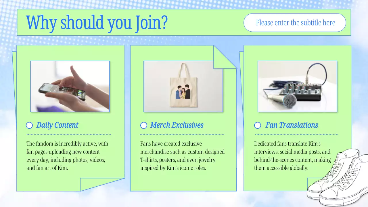 Blue Trendy K-Drama Presentation