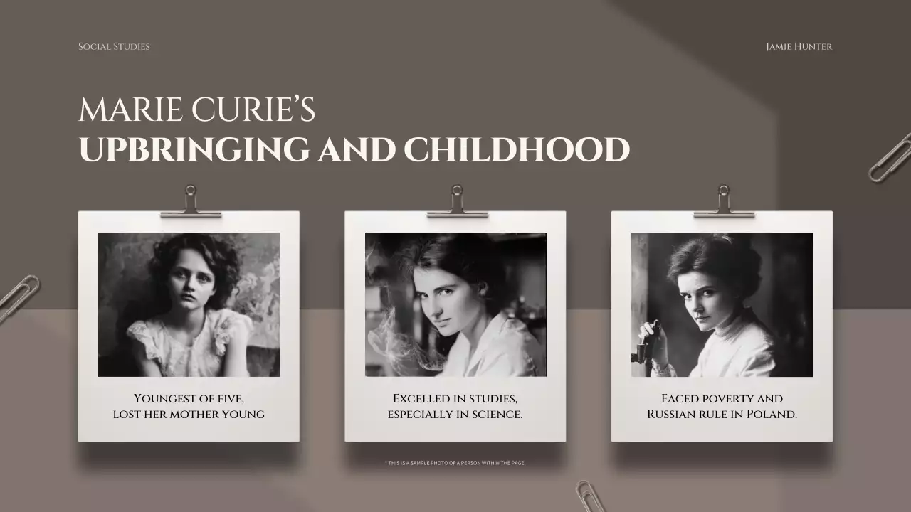 브라운 클래식 과학자 프레젠테이션