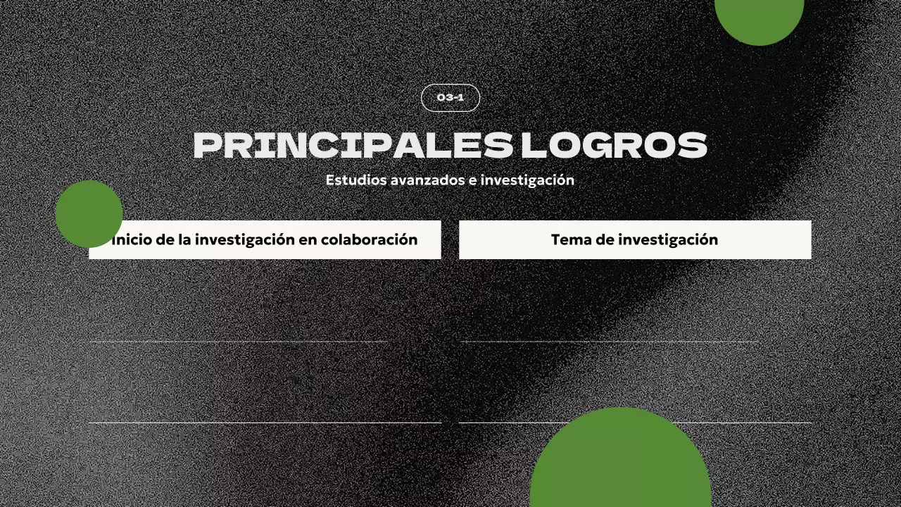 presentación de la biografía moderna de green