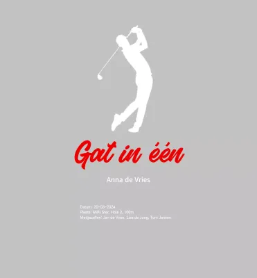 Grijze Eenvoudige Golf Herinnering