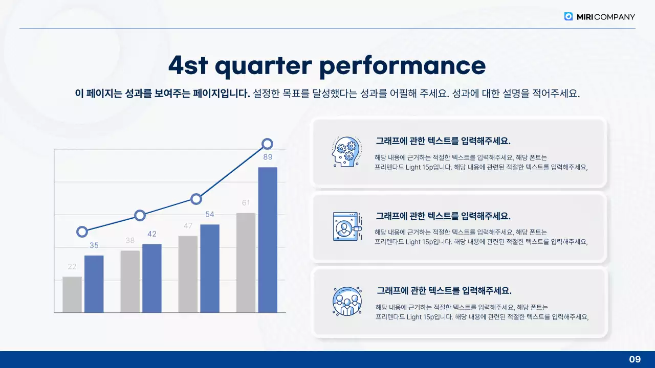 파랑 깔끔 연말 보고서 분석