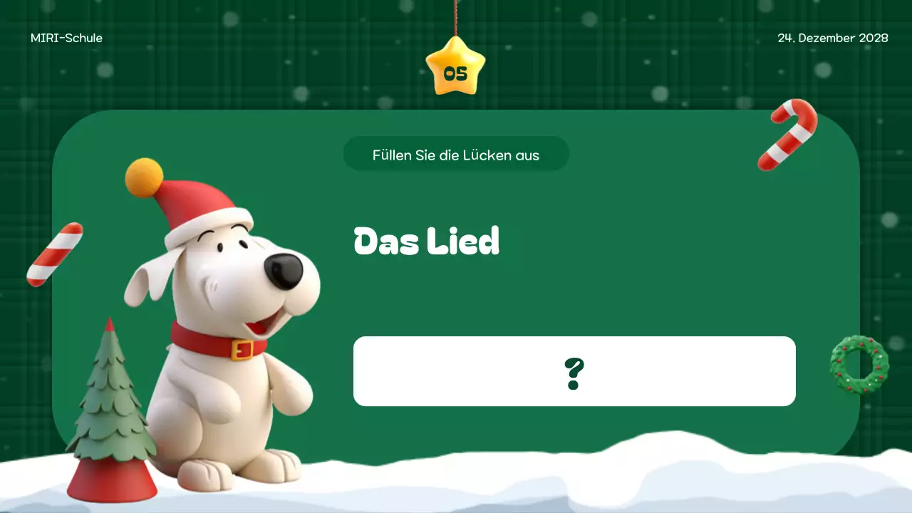 grünes Festtagsereignis