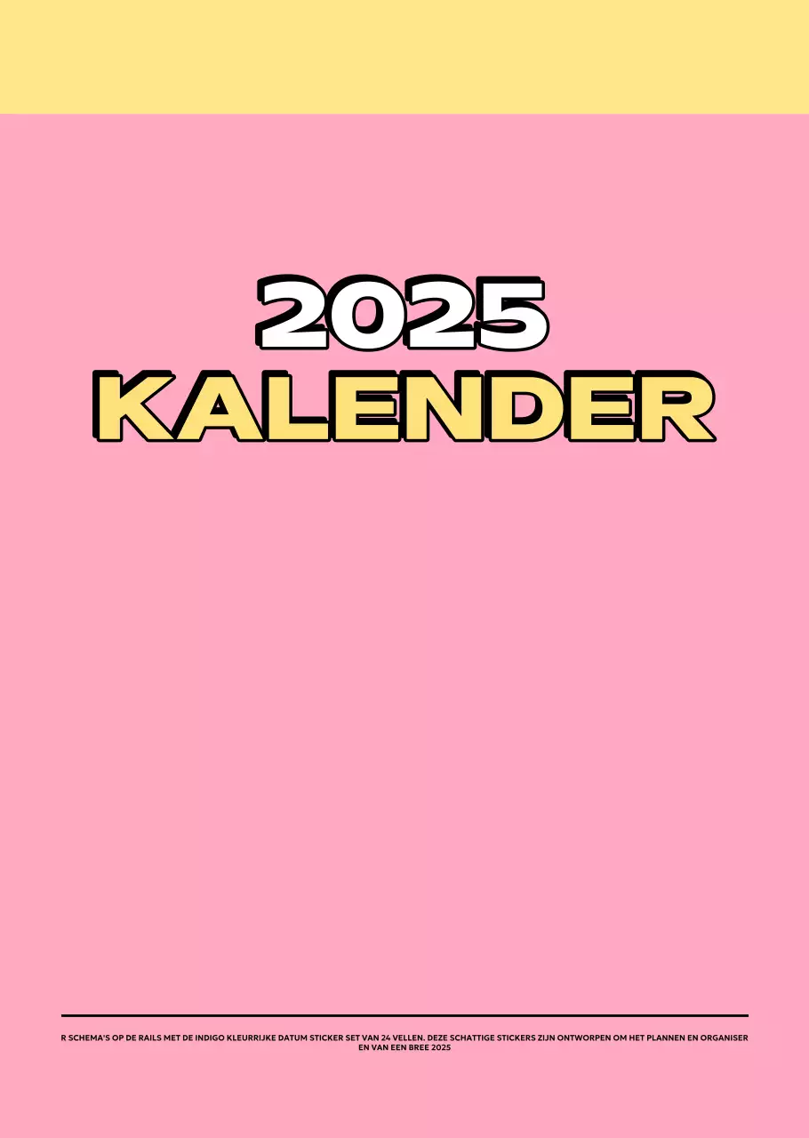 Kleurrijke kalenders met verschillende retro-illustraties