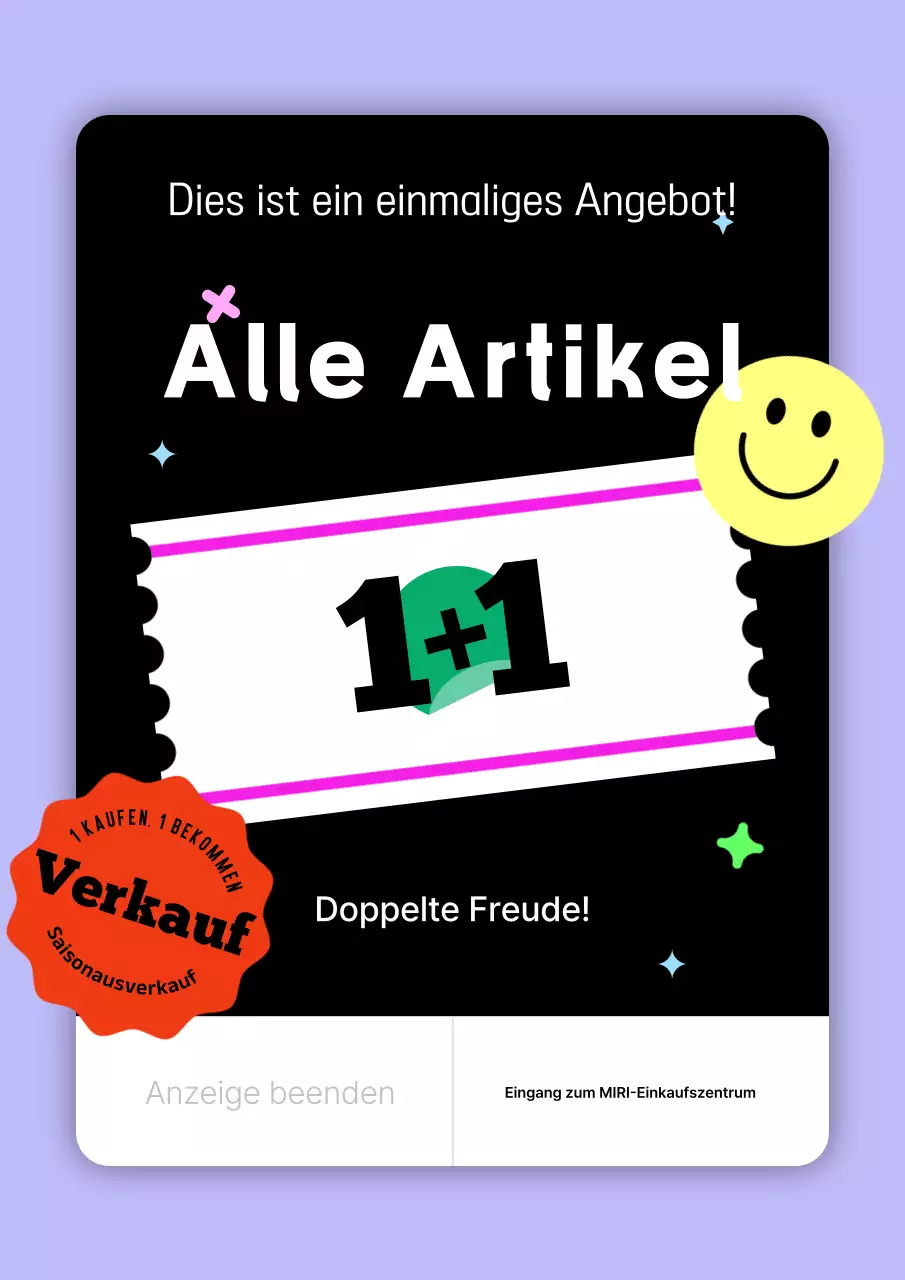 Orange Retro-Werbeveranstaltung