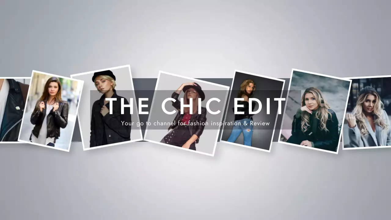 Grey Trendy Fashion Advertisement YouTube Thumbnail