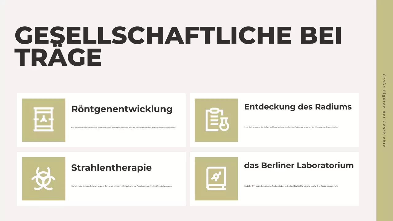 graue klassische Geschichte Präsentation