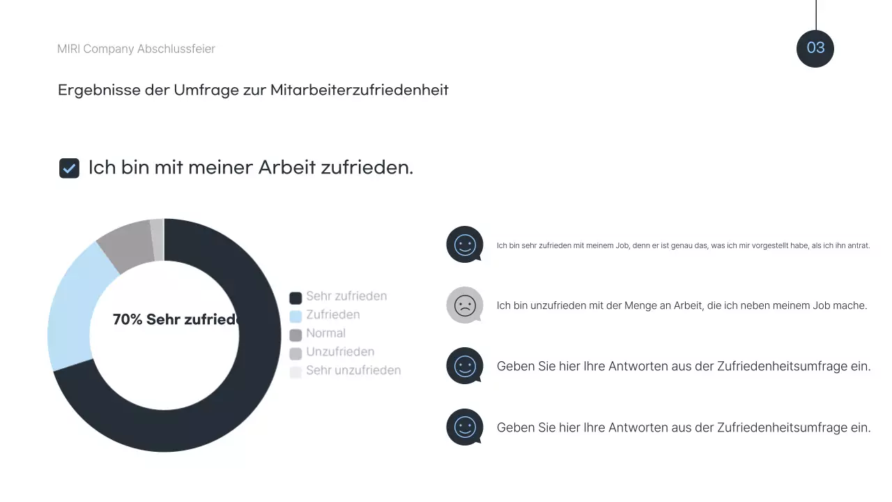 Das Ende des Jahres in blau modern feiern