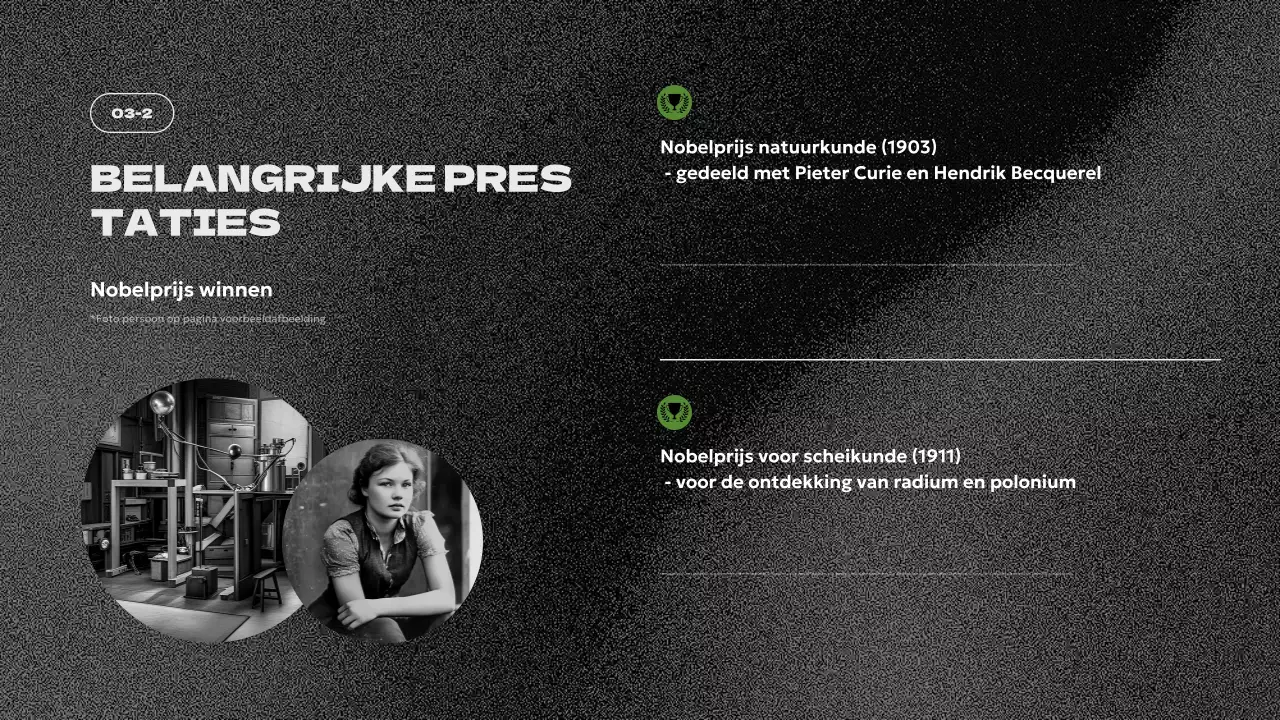 presentatie groene moderne biografie