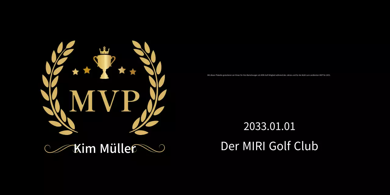 Erweiterte MVP-Plakette