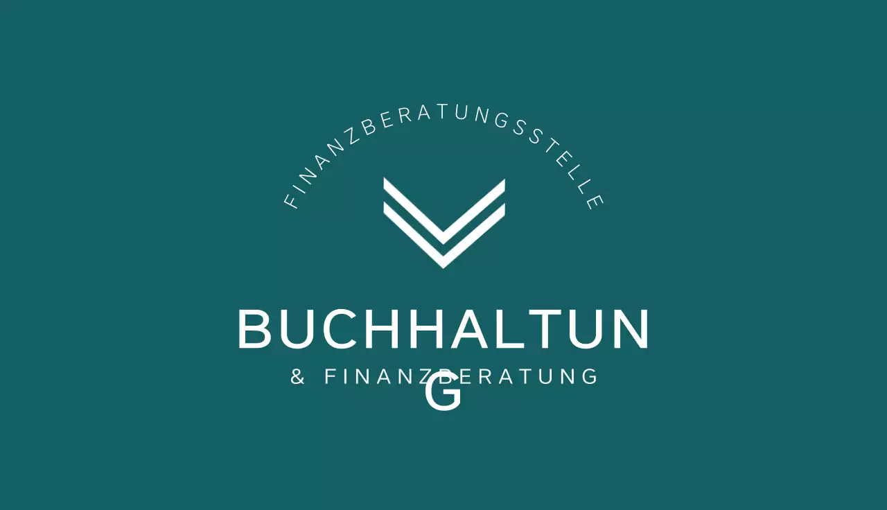 Minimalistische Visitenkarte in Petrol