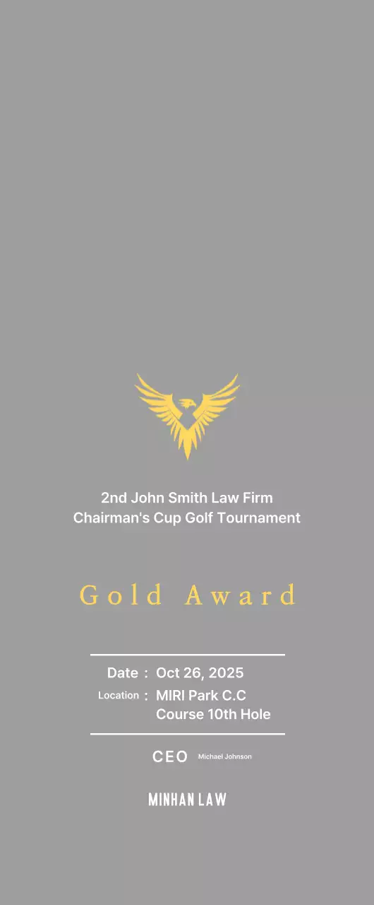 Neat golf tournament plaque with an eagle