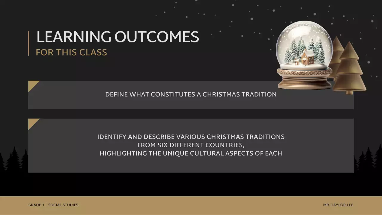 Red Traditional Christmas Presentation