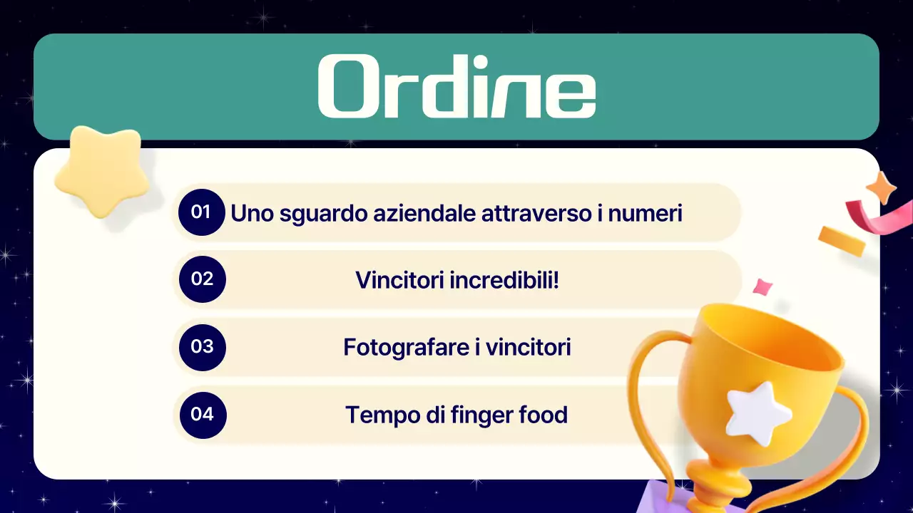 Cerimonia di premiazione di fine anno di Navy Modern