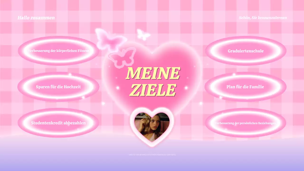 rosa y2k über mich layout