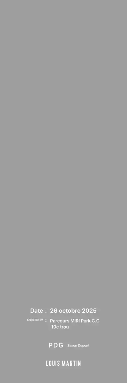 Plaque de tournoi de golf avec aigle