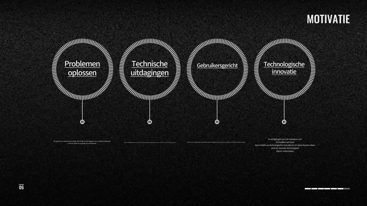 Communiceer Black Modern portefeuille-informatie