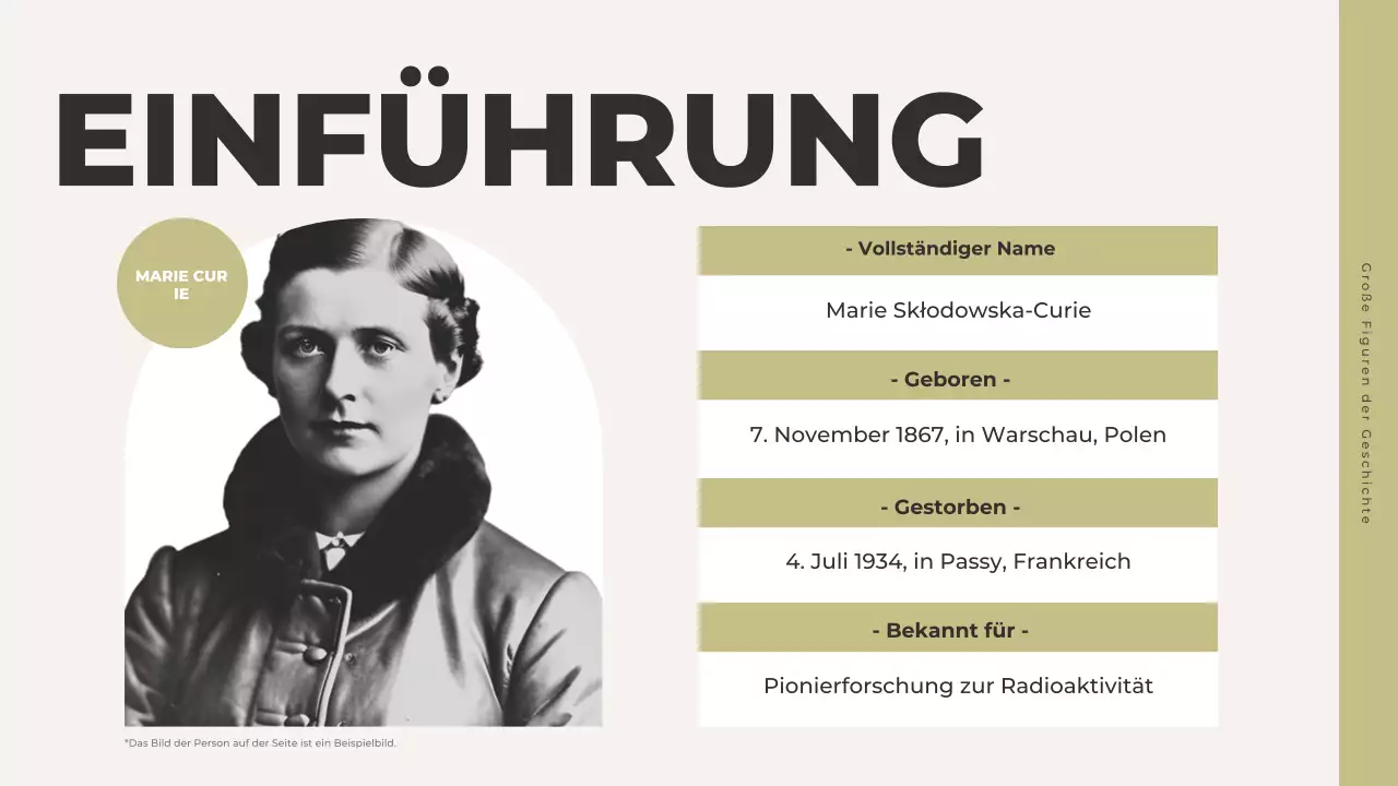 graue klassische Geschichte Präsentation