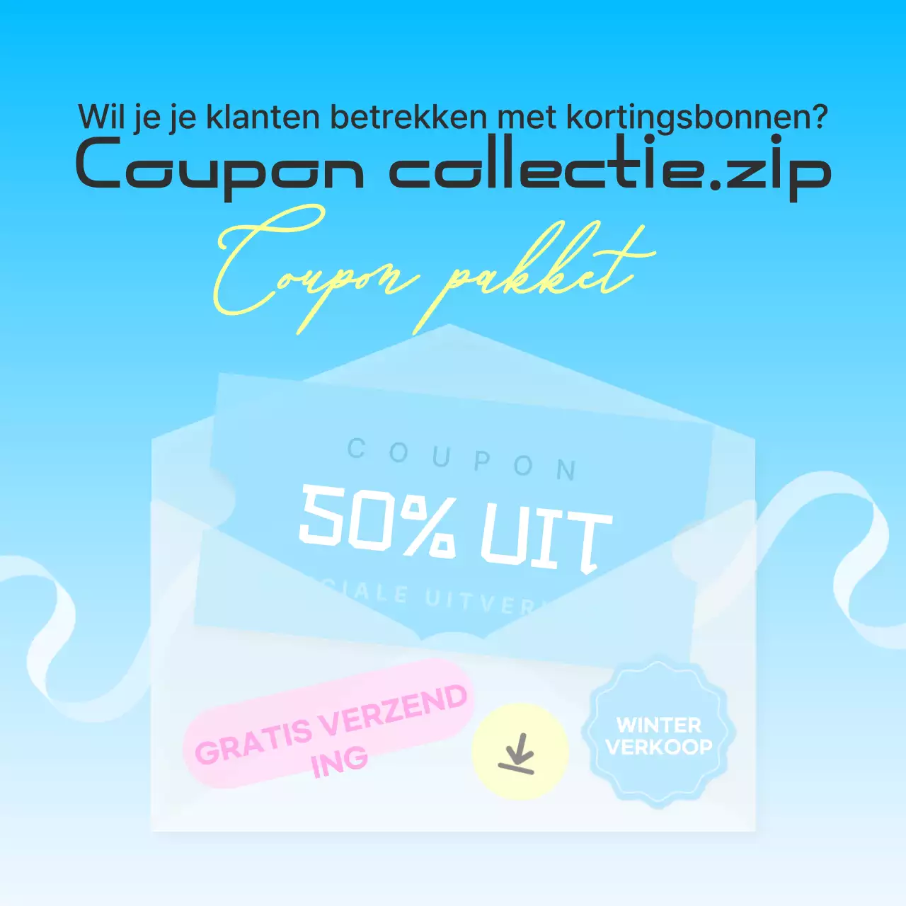 Lichtblauw Modern Kortingsactie