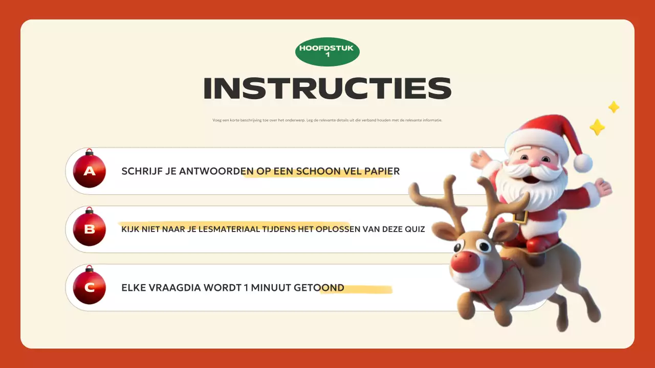 rode feestelijke vakantiepresentatie