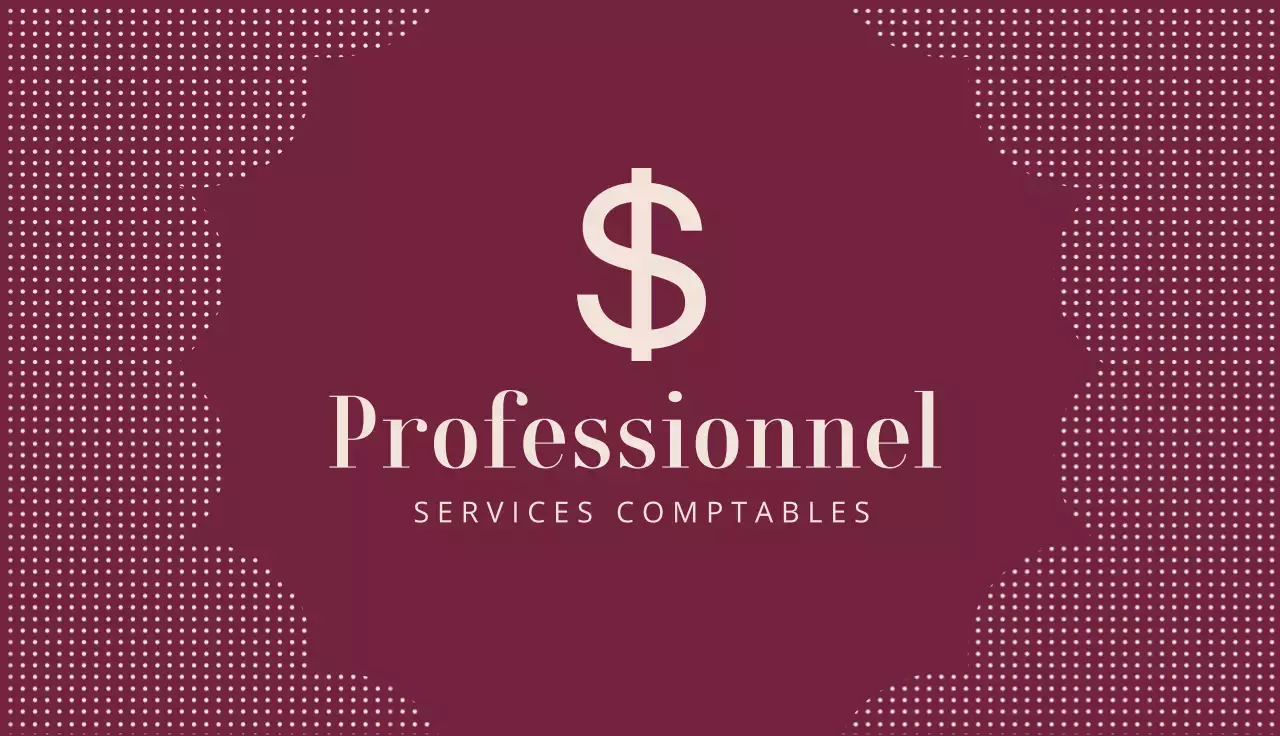 carte de visite classique beige