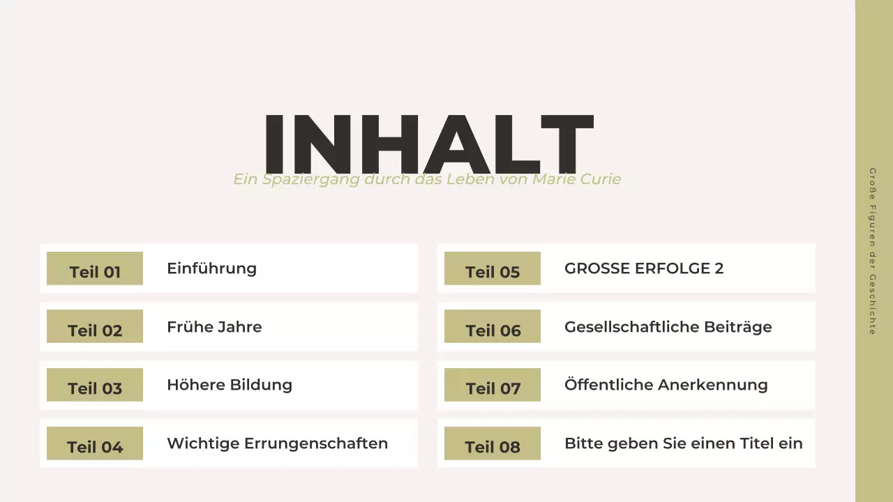 graue klassische Geschichte Präsentation