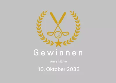 Klassische Sportplaketten