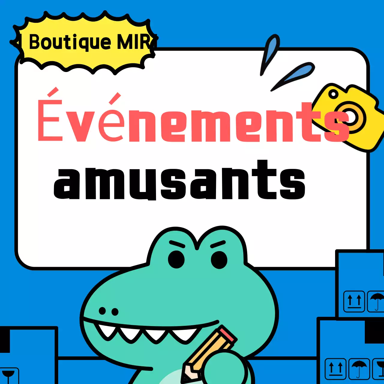 Annonces de l'événement Blue Gag