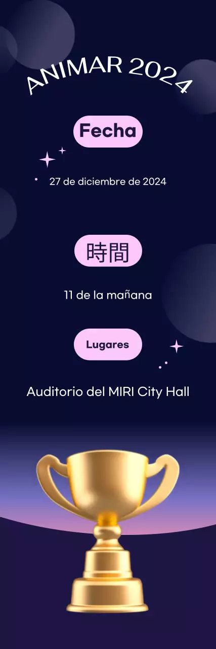 Velada moderna azul marino