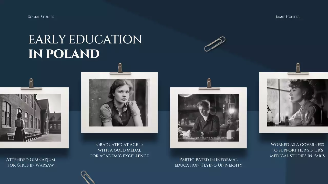 Blue Modern Scientist Lecture Presentation