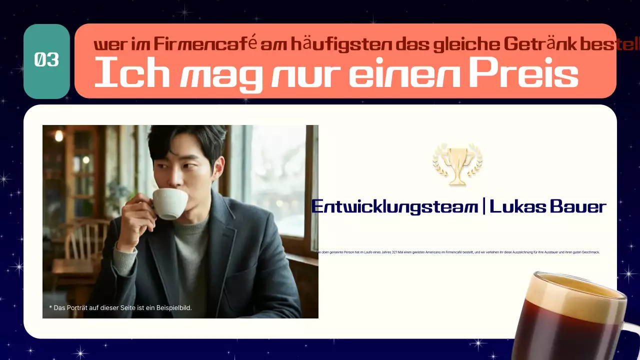 Navy Modern Preisverleihungszeremonie zum Jahresende